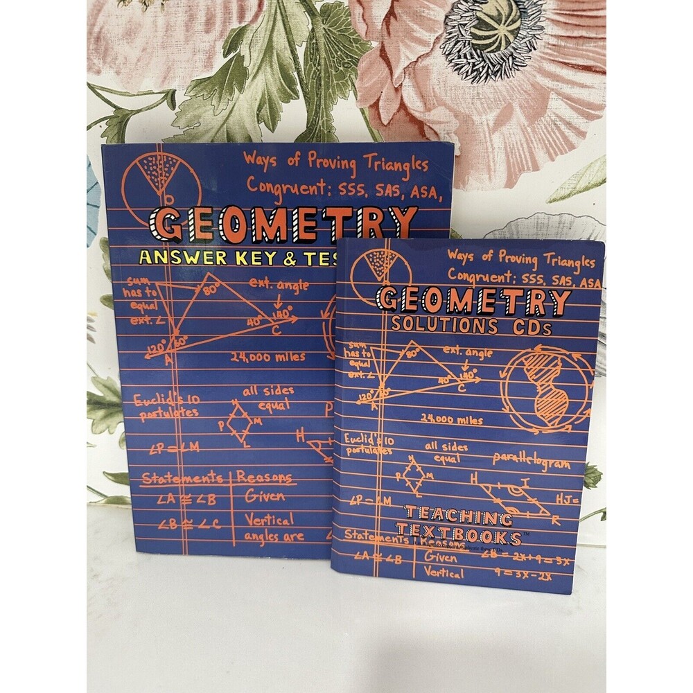 Teaching Textbook Geometry Answer Key & Test Bank,‎ Solutions CD Author Sabouri